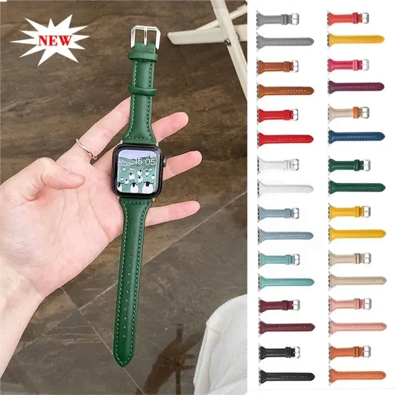 Apple Watch Leather Strap - Premium Quality, Stylish Design