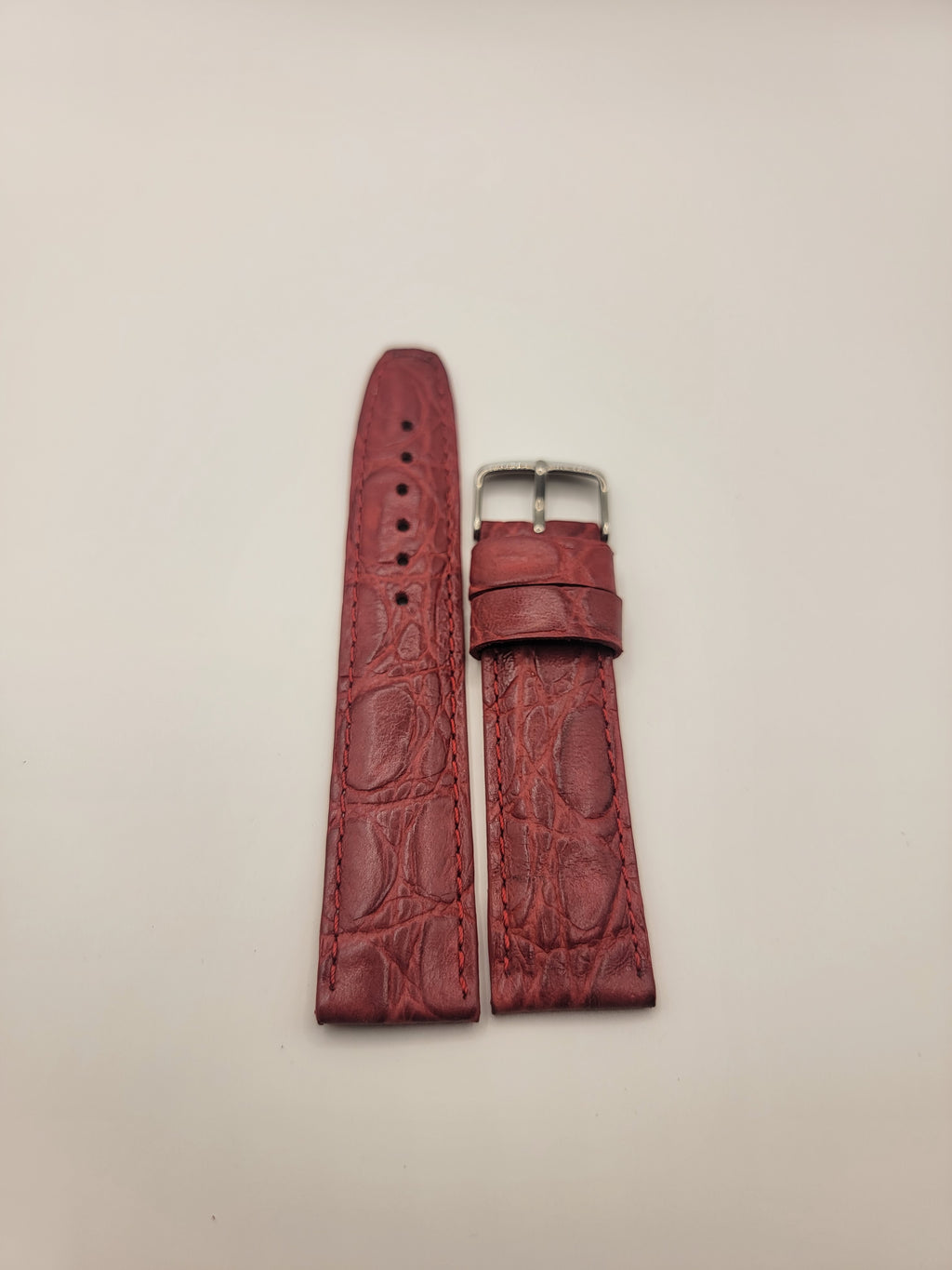 Leather watch band 22mm
