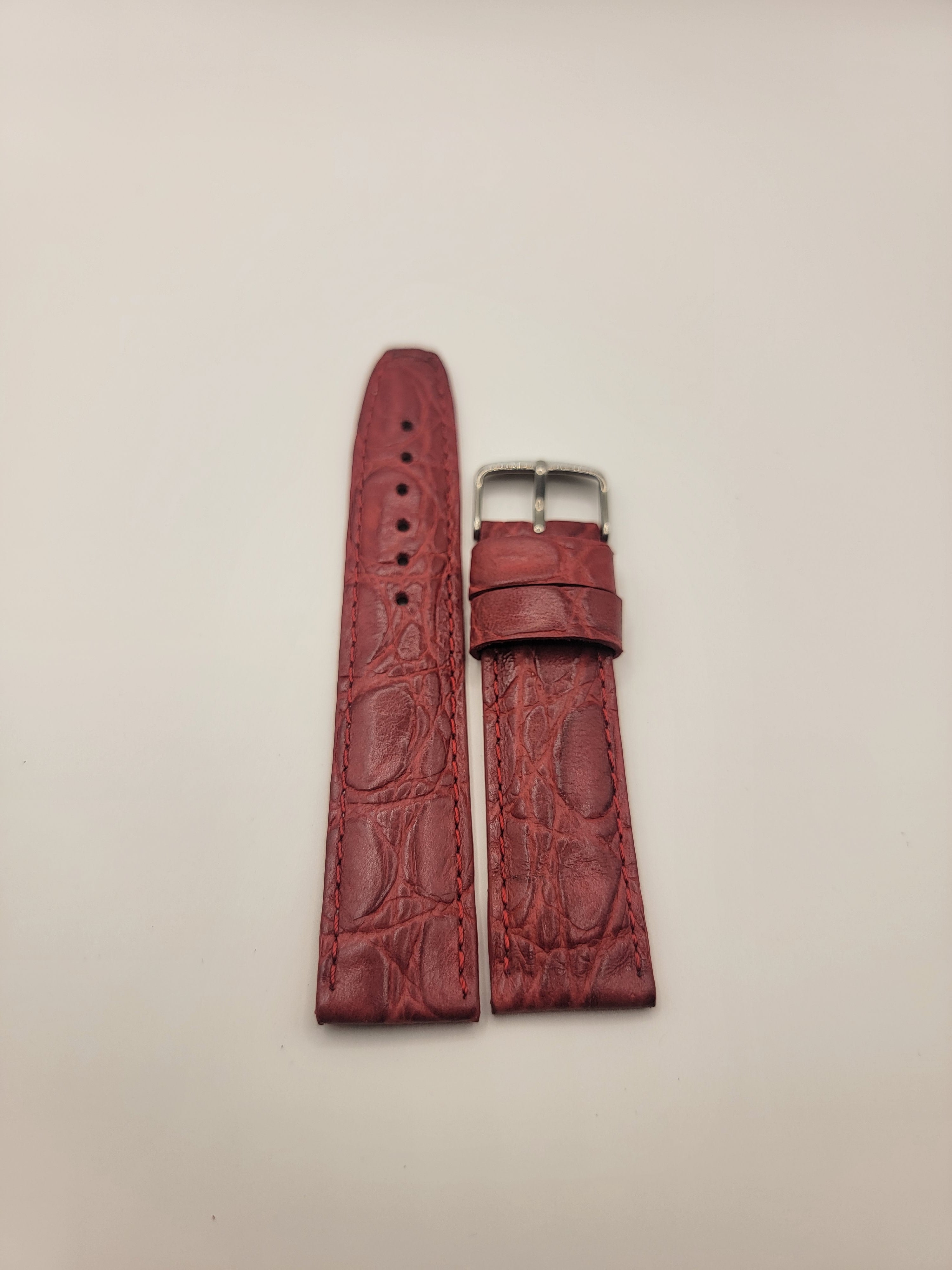 Leather watch band 22mm