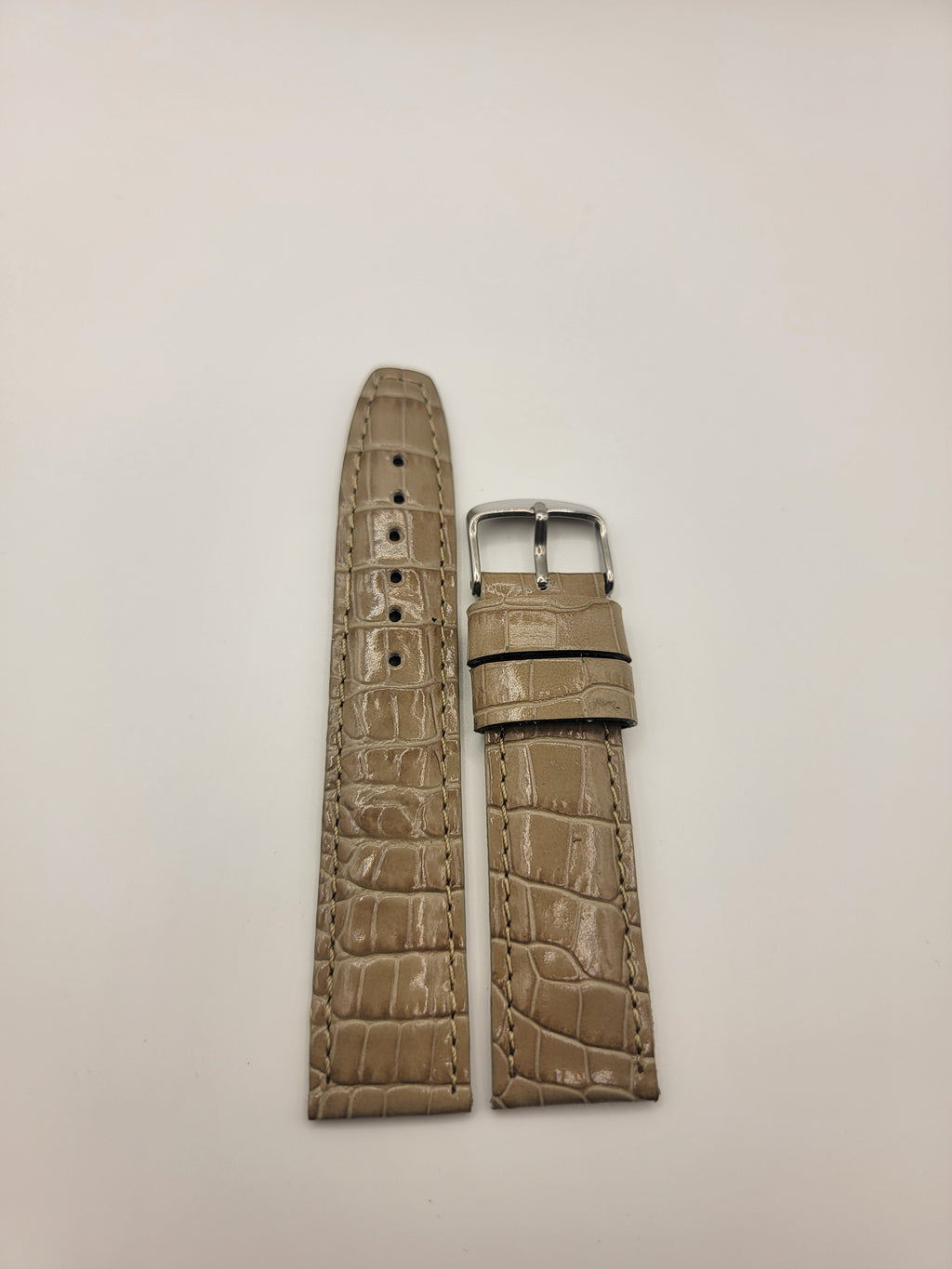Leather watch band 22mm